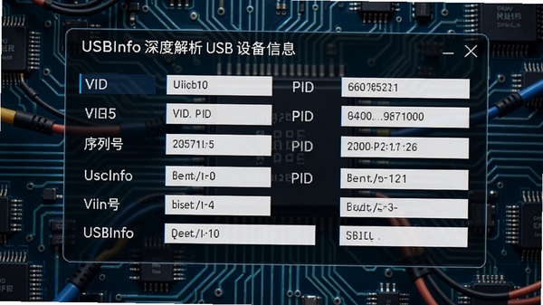 USBInfo��Ƚ���USB�豸��Ϣ���棬��ʾVID��PID�����кŵ���ϸ�����������������������������·�����������ּ�������רҵ�ԡ�