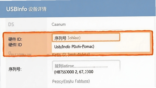 USBInfo�豸����ҳ��������ʾӲ��ID�����к���Ϣ