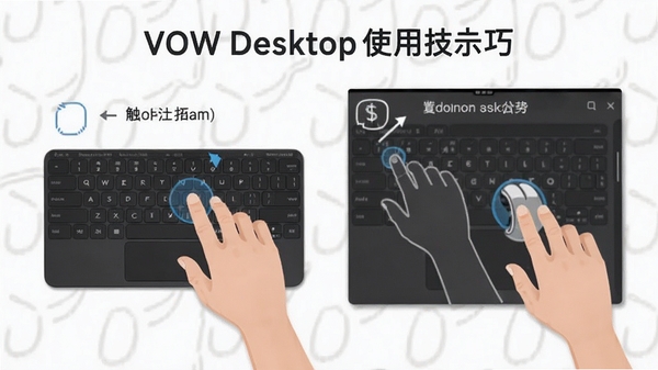 VOW Desktopʹ�ü���ʾ��ͼ��չʾ���ذ�����������������ý��棬�����࣬ͻ����ݲ���