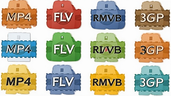 3gpת��mp4/flv/rmvb/3gp��ʽת��������֧�ֵĶ�����Ƶ��ʽͼ��չʾ��ͻ��MP4��FLV��RMVB��3GP�ȸ�ʽת������