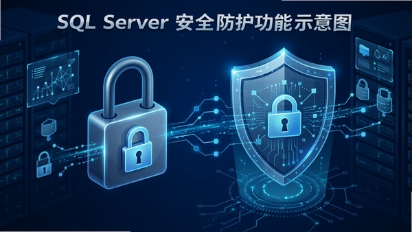 SQL Server ��ȫ��������ʾ��ͼ��չʾ�����������ݶ��ƣ�����Ϊ��ɫ�������磬ͻ����ҵ����ȫ��������