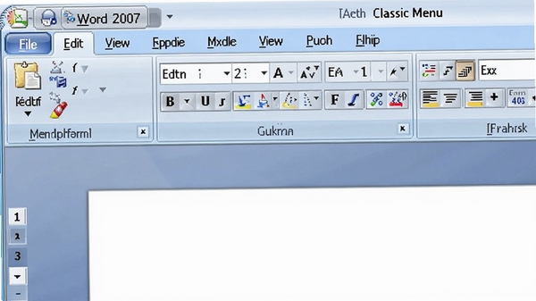 Classic Menu for Word 2007����˵���չʾ�������ļ����༭����ͼ�������˵�