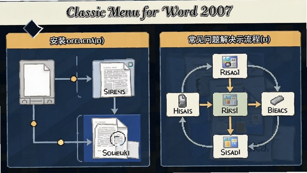 Classic Menu for Word 2007ʹ��ָ��ʾ��ͼ��չʾ��װ����ͳ�������������