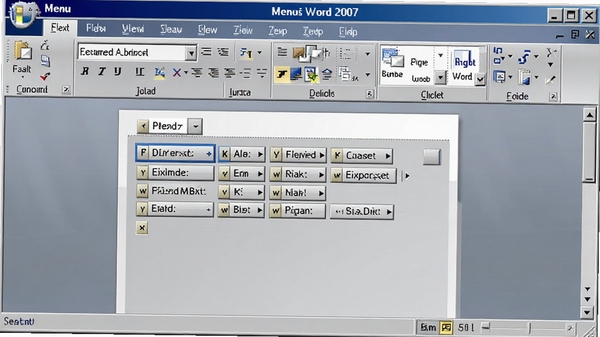 Classic Menu for Word 2007��ݼ����ý��棬չʾ�Զ�����ϼ�