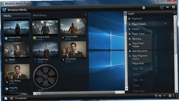 Windows Media Player �����������ͼ��չʾý���Ͳ����б������������