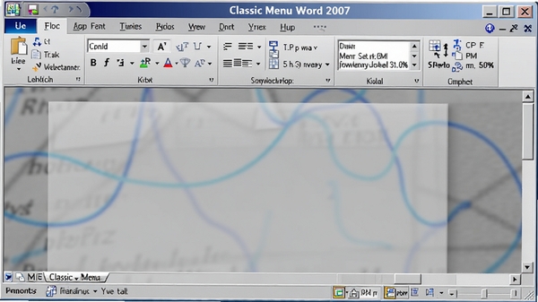 Classic Menu for Word 2007����ʱ�������������ͼ����ʾCPU���ڴ�ռ���ʼ���