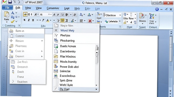 Classic Menu for Word 2007�����˵��б�չ����ͼ����ʾ�ļ����༭����ͼ�ȴ�ͳ�˵������������
