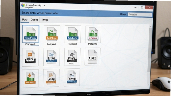 SmartPrinter�����ӡ�������ʽѡ����棬չʾ�����ļ���ʽѡ��