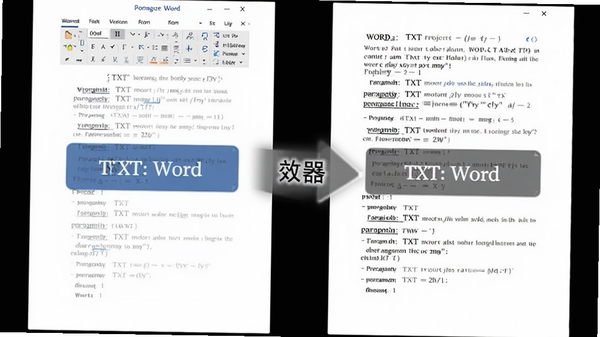 WORDתTXT��ʽת������������Ч��ͼ�����Word�ĵ����Ҳ�TXT�ı�������ṹһ�£��Ӿ��Ա�������