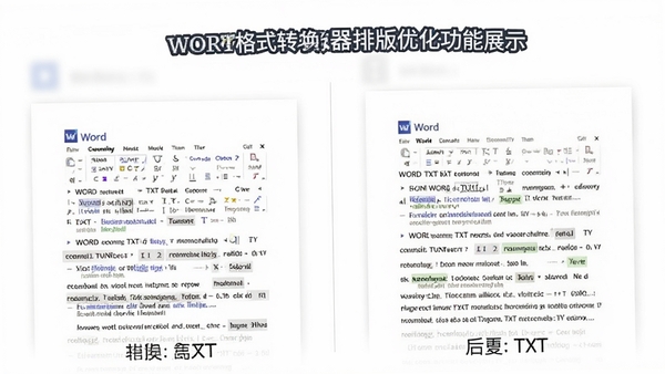 WORDתTXT��ʽת�����Ű��Ż�����չʾ���Ա�ת��ǰ���ı�Ч�������ΪWordԭʼ�ĵ����Ҳ�Ϊת�����TXT�ĵ����Ű����࣬ͻ���������ƣ�����Ϊ��Լ��ɫ