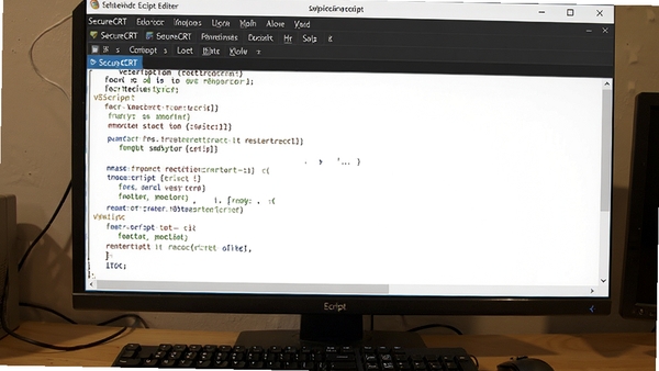 SecureCRT�ű��༭�����棬չʾVBScript����ʾ��