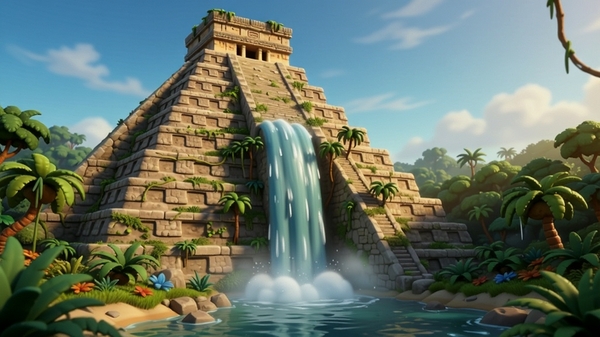 Mayan�ٲ�3D��������Ч��ͼ��չʾ���Ž��������ٲ��ںϵ�3D��������Ӱ��ʵ��ɫ�ʷḻ
