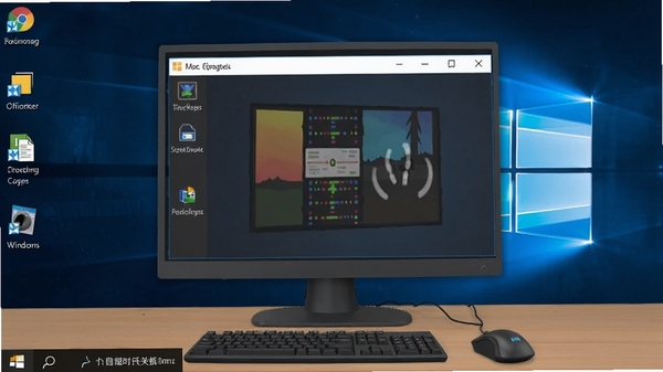 �����Զ���ʱ�ػ�ϵͳ������Windows�����ʾ��ͼ��չʾ����������ϵͳ���̵����