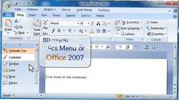 Classic Menu for Office 2007һ���л�Ч����������˵���������չʾWord�����Ribbon��Ϊ����˵�