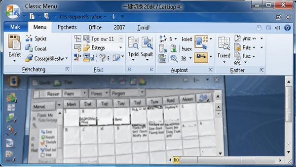 Classic Menu for Office 2007һ���л�������ʾ����ʾ�˵����빤����