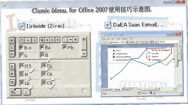 Classic Menu for Office 2007ʹ�ü���ʾ��ͼ��������ݼ����Զ������