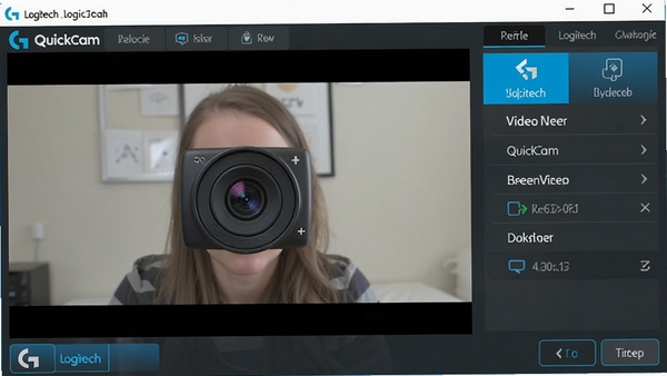 Logitech QuickCam�����������ͼ��չʾ����ͷԤ������͹��ܲ˵���������������͹��רҵ��Ƶ���߶�λ