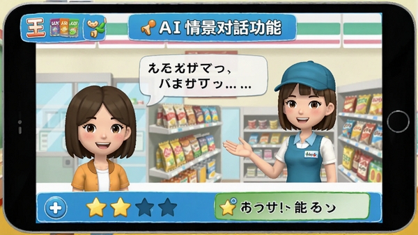 �������Ի���AI�龰�Ի����ܽ��棬�û��������Ա�ڱ����곡���Ի�����Ļ�·���ʾ�����뽨�飬�����������ã�ɫ������