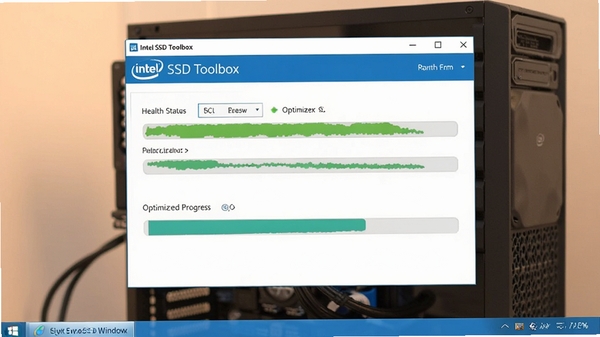 һ��չʾIntel SSD Toolbox������Windows�����ϵĽ�ͼ��������ʾ����״̬���Ż�������������Ϊһ̨̨ʽ�����䣬������ͣ�����������ʵ��ʹ���е��ȶ��ԡ�