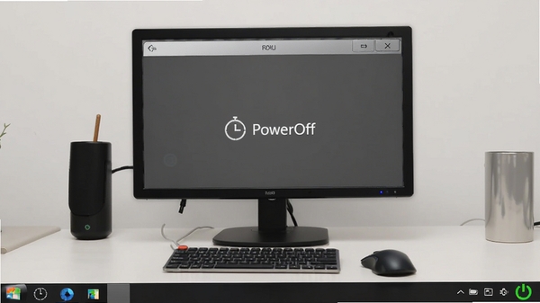 PowerOff���������ڵ������棬��������ʾ����ʱͼ�꣬ϵͳ��������ɫ��Դ��ʶ�����廷������