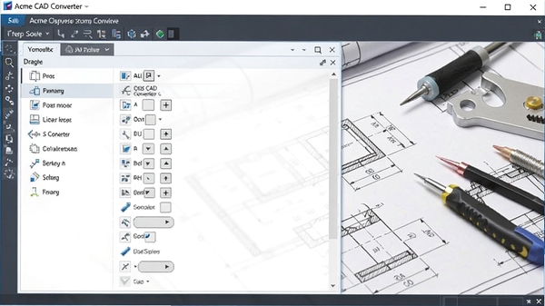 Acme CAD Converter���������棬չʾͼֽת�������б�������Ϊ����ͼֽ����ƹ��ߣ����רҵ���