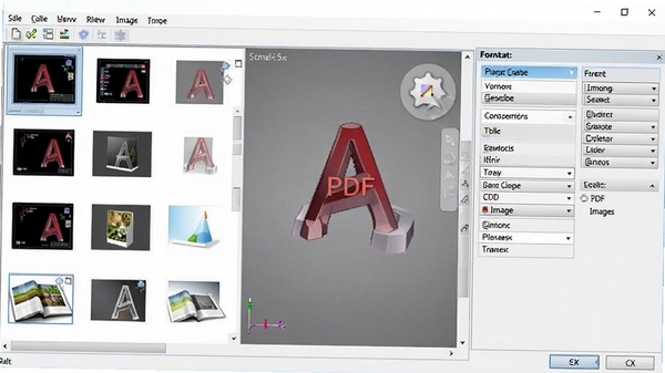 Acme CAD Converter����PDF��ͼƬ��ʽ�Ĳ������棬���ΪCADͼֽ����ͼ���Ҳ�Ϊ��ʽѡ��˵����������ֱ��