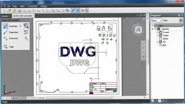 Acme CAD Converterͼֽ�鿴��༭���棬��ʾ��ע���ߺ�ͼ����壬����Ϊ�򿪵�DWGͼֽ�����ʵ��רҵ