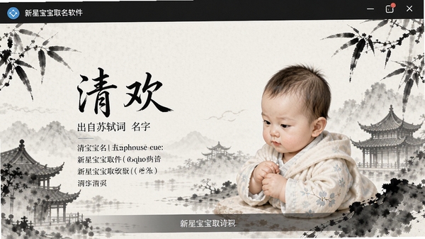 ���Ǳ���ȡ������ʫ��ȡ�����棬չʾ���֡��延�����������ʣ����Թŵ�ˮī������ʫ��ԭ�ģ���������