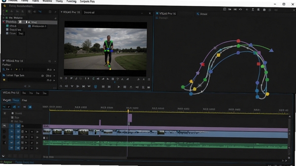 VEGAS Pro 16�˶�׷�ٹ�����ʾ����ʾ���ٵ��·�����ߣ�����Ϊ��Ƶ�༭����