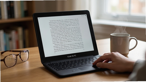 Kindle for PC �ڱʼǱ�������չʾ�������Ķ�����ĸ���ͼƬ������������ɫ����ͣ�չ�ֳ���ʽ�Ķ�����