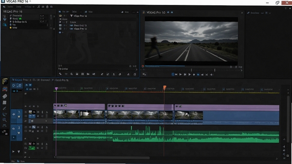 VEGAS Pro 16 ��Ƶ������������չʾ������ʱ���ߣ�ɫ�ʷḻ��רҵ��ǿ