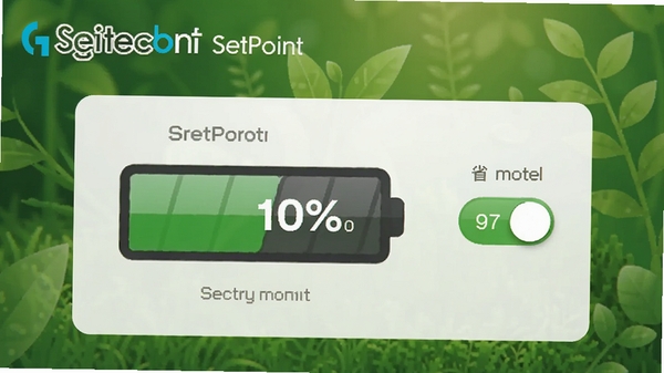Logitech SetPoint ��ع������棬���ͼ����ʾ�����ٷֱȣ��Ա���ʡ��ģʽ���أ�����Ϊ��ɫ������񣬽����Ѻ�
