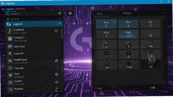 Logitech SetPoint Ӧ�ó����������棬���ΪӦ�ó����б����Ҳ�Ϊ�������ܷ�����壬����Ϊ��ɫ�Ƽ�����ִ���ǿ