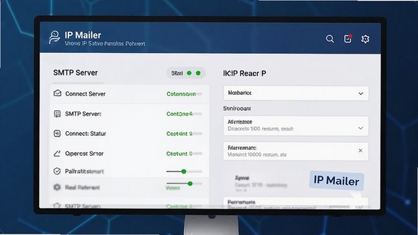 IP Mailer��IP�ֻ�������壬չʾSMTP�������б��ʹ���IP����ѡ�������������������״ָ̬ʾ��ͻ����ȫ������