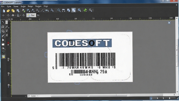 CODESOFT�����ǩ������������ͼ��չʾ��ǩ��ƹ������빤����