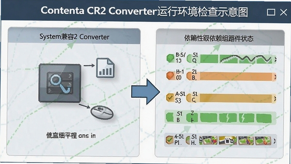 Contenta CR2 Converter���л������ʾ��ͼ����ʾϵͳ�����Ժ��������״̬