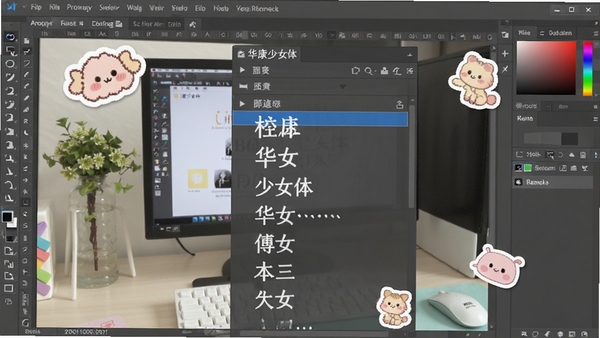 ������Ů����Photoshop��ʹ�õĽ�ͼ��������ʾ�����б���ѡ�л�����Ů�壬��Χ�пɰ���ֽװ�Σ�������������