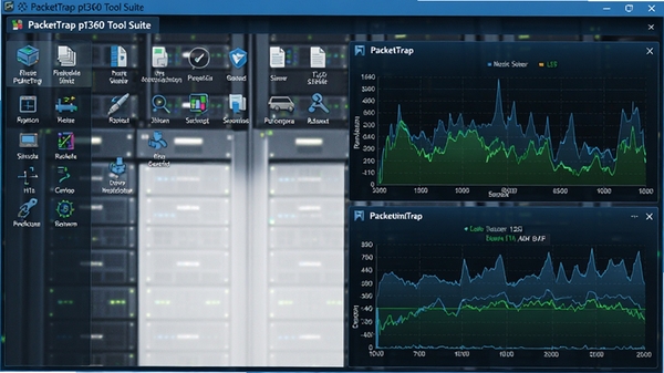 PacketTrap pt360 Tool Suite �����ͼ��չʾ�๤�������ʵʱ���ͼ�����Ƽ�����ɫ��