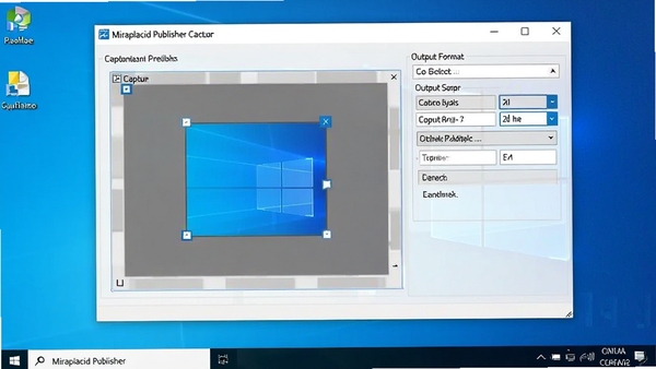 Miraplacid Publisher��Ļ�����ܽ��棬չʾ��������ѡ���������ʽѡ�����ΪWindows���棬����ִ����