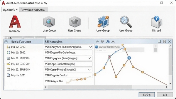 AutoCAD OwnerGuardȨ�����ý��棬չʾ��ͬ�û����Ӧ�ļ��ܱ���ѡ�����������ͼ�껯���