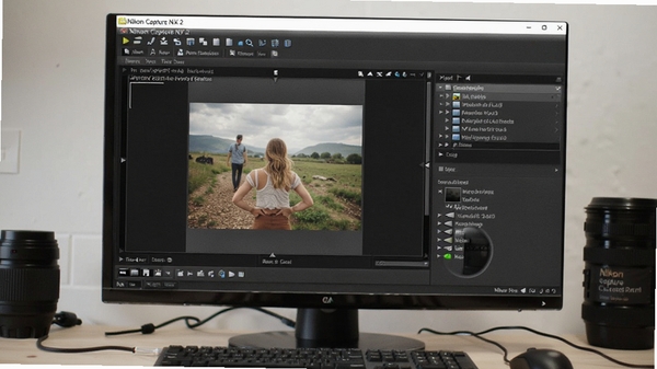 һ��չʾNikon Capture NX 2��������͹�������ͼƬ������Ϊרҵ��Ӱ����̨����Ļ����ʾRAW��ʽ��Ƭ�༭״̬��������������������רҵ��Ӱ���ڷ�Χ��