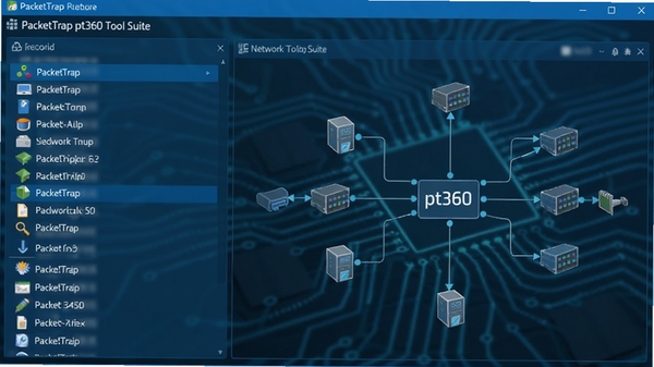 PacketTrap pt360 Tool Suite�����������ͼ��չʾ�����б�����������ͼ���Ƽ�������