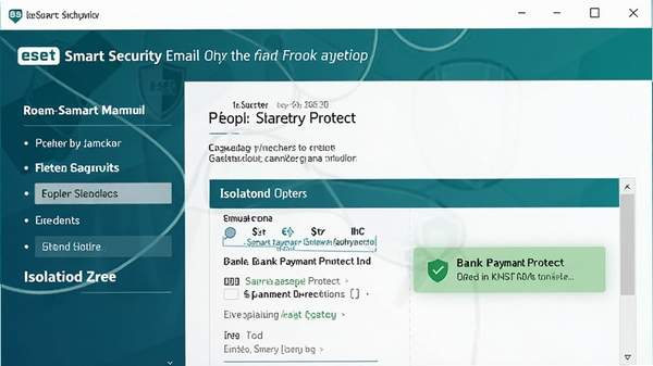 һ��Eset Smart Security�ʼ��������棬չʾ�������ʼ�����ѡ��͸��������ݣ�ͬʱ������֧���������ܿ�������ʾ��������רҵ�����ڲ���
