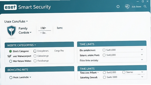 һ��Eset Smart Security�ҳ����ƽ��棬չʾ�û������ļ�����վ�������ѡ���ʱ�����Ƽƻ��������������Ѻã����ֶԼ�ͥ�û���֧��