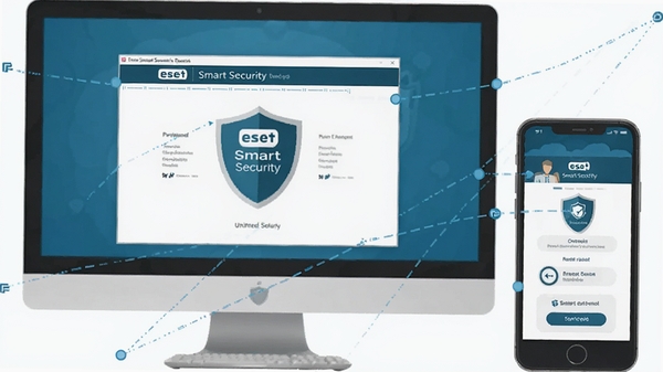 һ��չʾEset Smart Security�ڵ��Ժ��ֻ���Эͬ������ʾ��ͼ��������Ļ��ʾ�������棬�ֻ���ʾԶ�̹������ƣ����ֿ�ƽ̨ͳһ�����ı�����