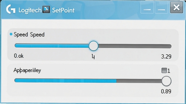 Logitech SetPointָ��ѡ�����ã���ʾ�ٶȻ�������ٶȵ���