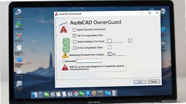 AutoCAD OwnerGuard���л��������棬��ʾϵͳ�����Լ����������������ɫ�Թ��;�����ʾͼ�꣬����Ϊ�ʼǱ�������Ļ��д���������࣬������ͣ�8k�ֱ���