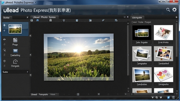 Ulead Photo Express(��������)�����������ͼ��չʾ��Ƭ�༭�����봴��ģ���
