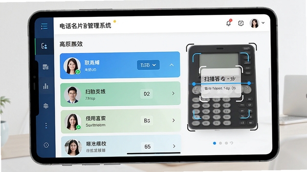 �绰��Ƭ����ϵͳ�������ͼ��չʾ��������ϵ���б�����Ƭɨ�蹦�ܣ��������ִ���ɫ�����죬ͻ����Ч�������