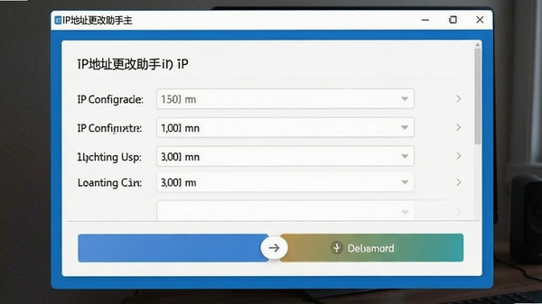 IP��ַ���������������ͼ��չʾ����IP���������л���ť
